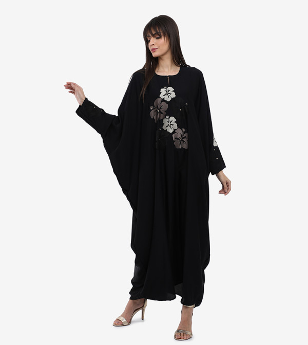 روزا عباية  ملابس عربية  - أسود Abayas