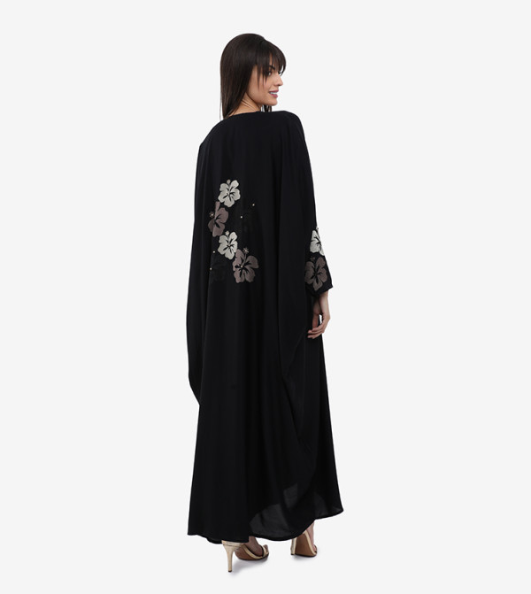 روزا عباية  ملابس عربية  - أسود Abayas