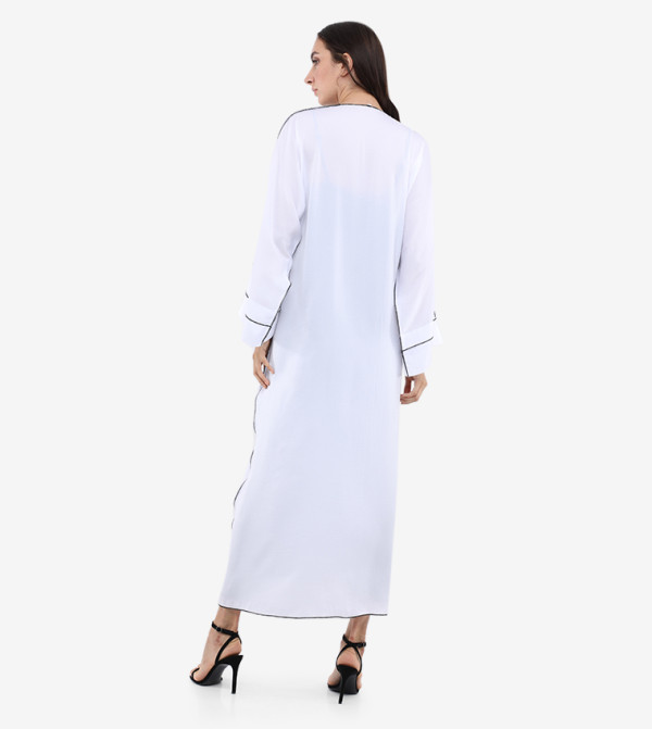 Roza Abaya  Clothing - Black Jalabiya