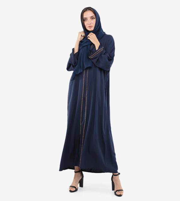Roza Abaya Arabian Clothing - Blue Jalabiya