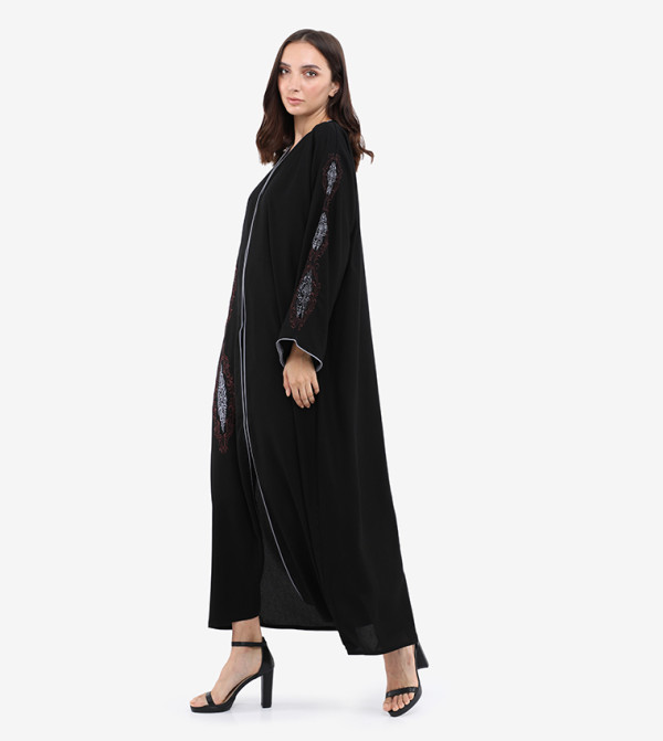 روزا عباية  - أسود Abayas