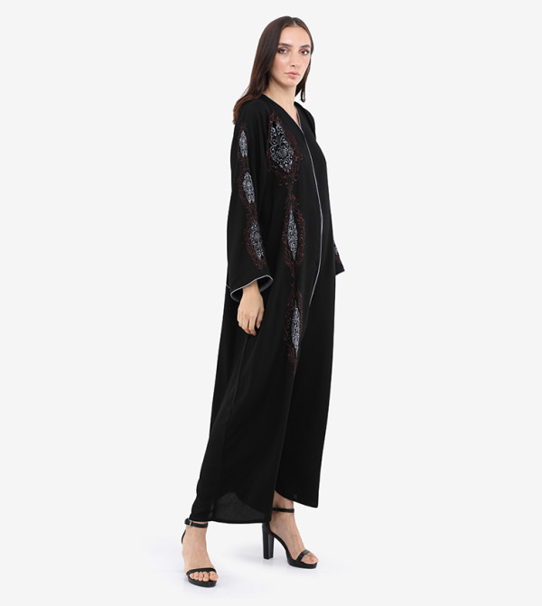روزا عباية  - أسود Abayas