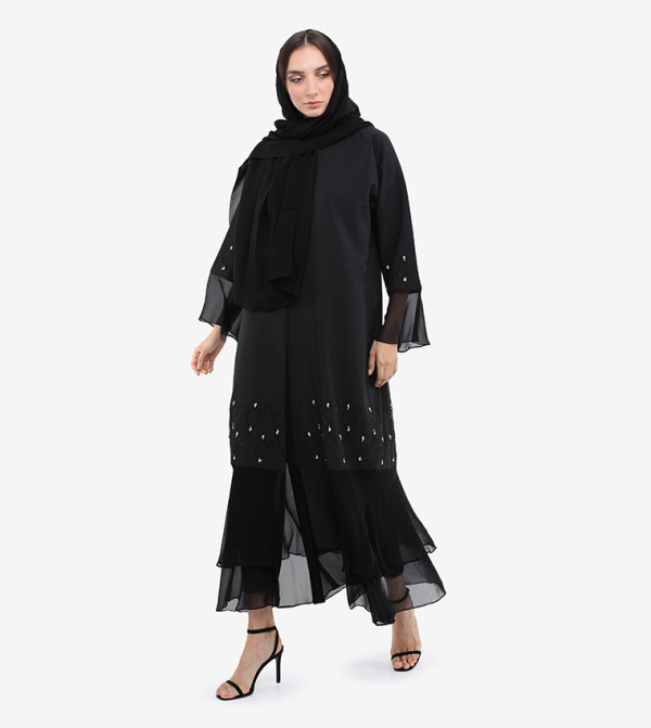 Roza Abaya Arabian Clothing - Black Abayas