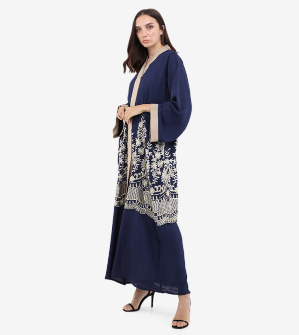Roza Abaya  Arabian Clothing - Blue Jalabiya