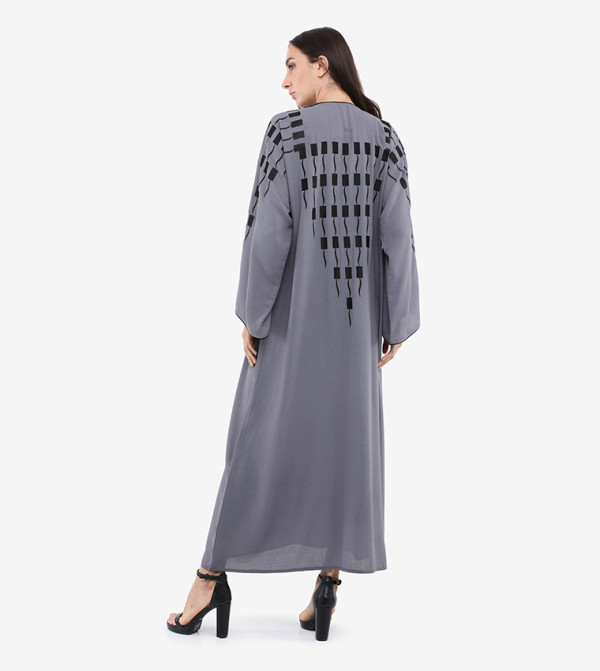 Roza Abaya ramadan - Grey Abayas