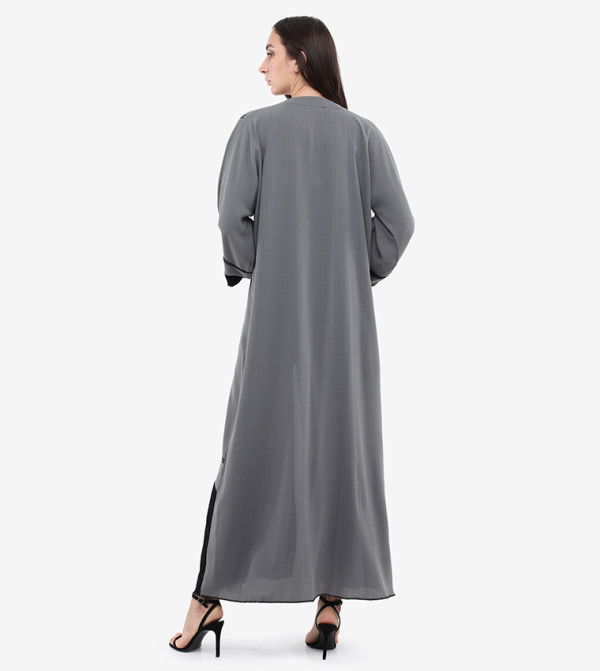 Roza Abaya  Arabian Clothing - Grey Abayas