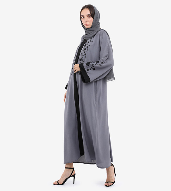 Roza Abaya Roza Abaya - Grey Abayas