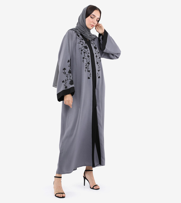 Roza Abaya Roza Abaya - Grey Abayas