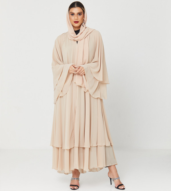Roza Abaya Arabian Clothing - Cream Abaya