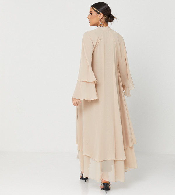 Roza Abaya Arabian Clothing - Cream Abaya