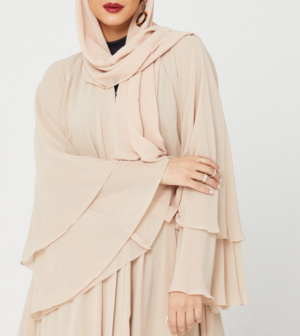 Roza Abaya Arabian Clothing - Cream Abaya
