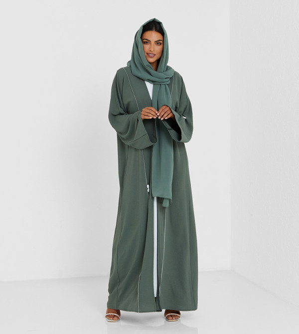 Roza Abaya  b24a8cbe-4667-4df9-b862-af602acc718e - Green Abayas
