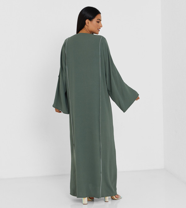 Roza Abaya  b24a8cbe-4667-4df9-b862-af602acc718e - Green Abayas