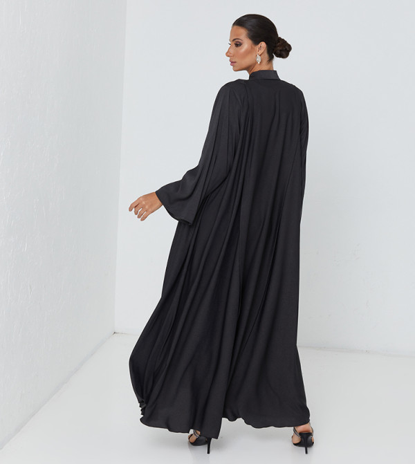 Roza Abaya  b24a8cbe-4667-4df9-b862-af602acc718e - Black Abayas