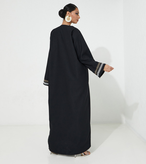 Roza Abaya  b24a8cbe-4667-4df9-b862-af602acc718e - Black Abayas