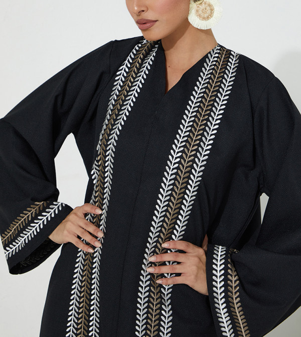 Roza Abaya  b24a8cbe-4667-4df9-b862-af602acc718e - Black Abayas