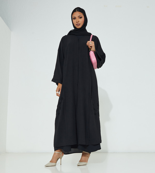 Roza Abaya Emirati Womens Day - Black Abayas