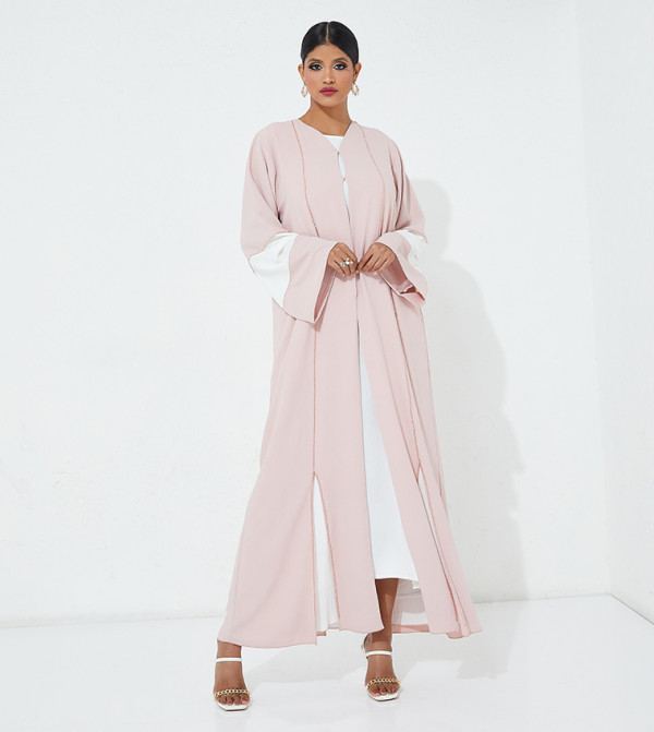 Roza Abaya  b24a8cbe-4667-4df9-b862-af602acc718e - Pink Abayas