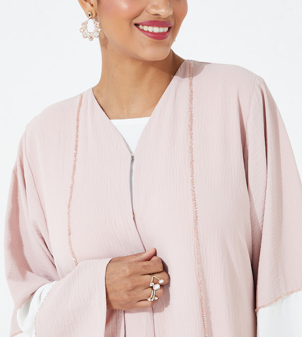 Roza Abaya  b24a8cbe-4667-4df9-b862-af602acc718e - Pink Abayas