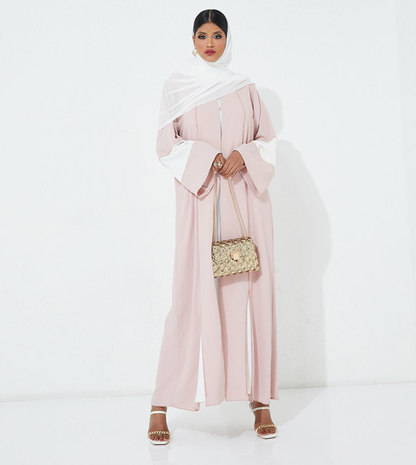 Roza Abaya  b24a8cbe-4667-4df9-b862-af602acc718e - Pink Abayas