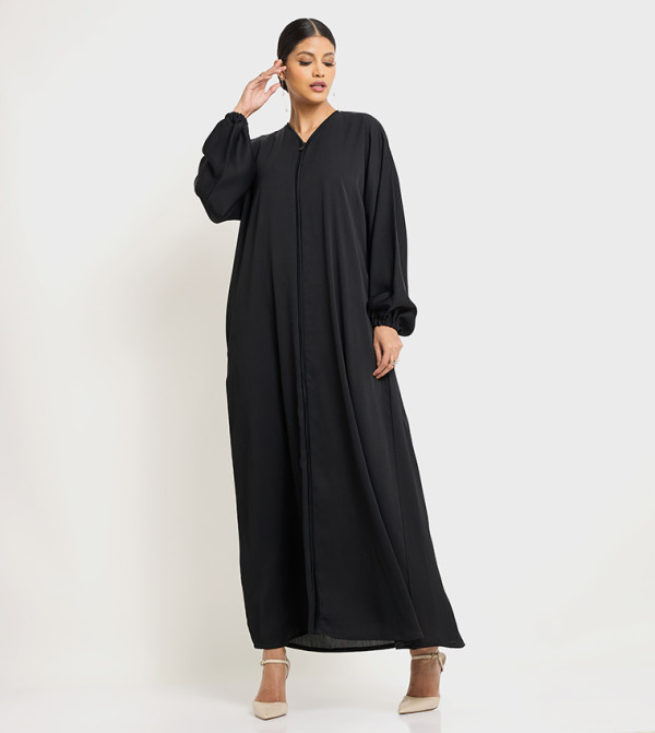 روزا عباية  ملابس عربية  - أسود Abayas
