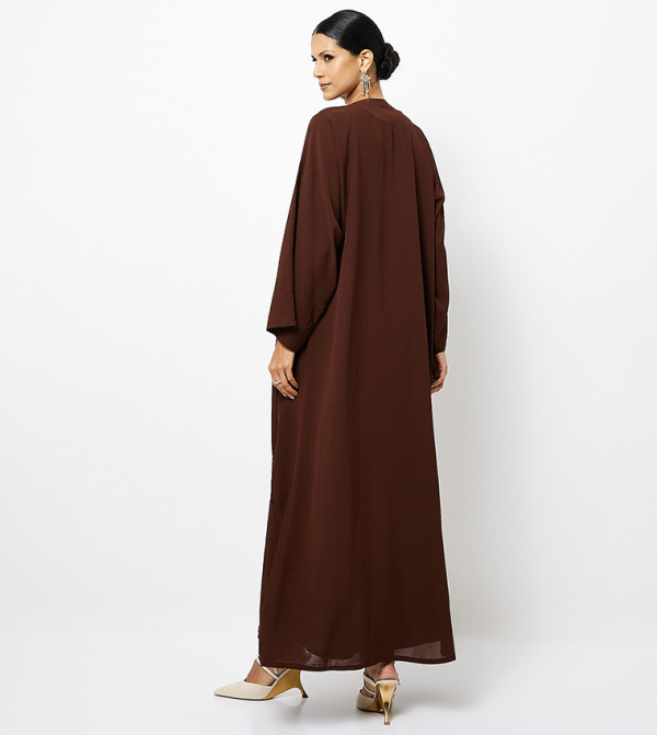 Roza Abaya Roza Abaya - Brown Abayas