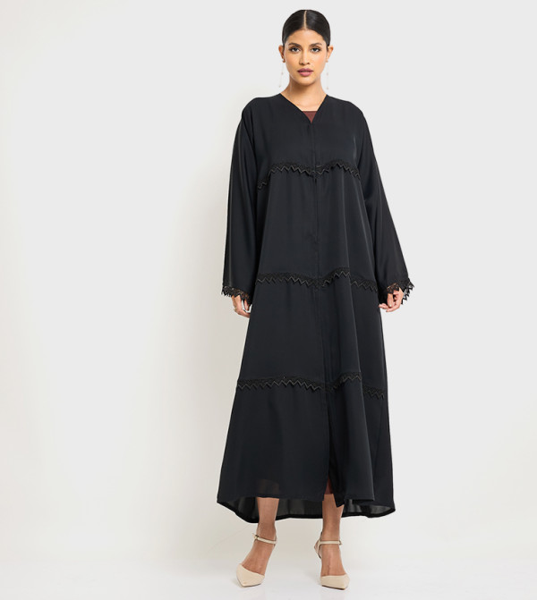 روزا عباية  عباية - أسود Abayas