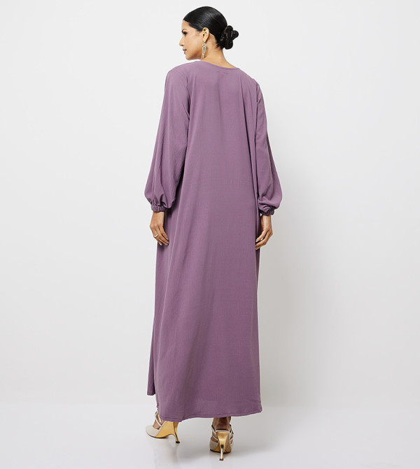 Roza Abaya Arabian Clothing - Purple Abayas