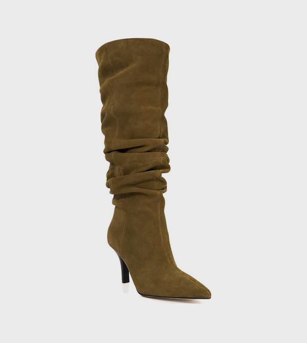 Dune London  Boots - Khaki Knee length Boots
