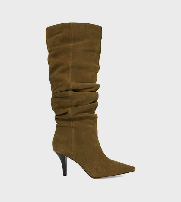 Dune London  Boots - Khaki Knee length Boots