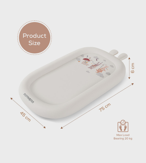 Sunveno Sunveno - White Baby Bedding Sets & Pillows
