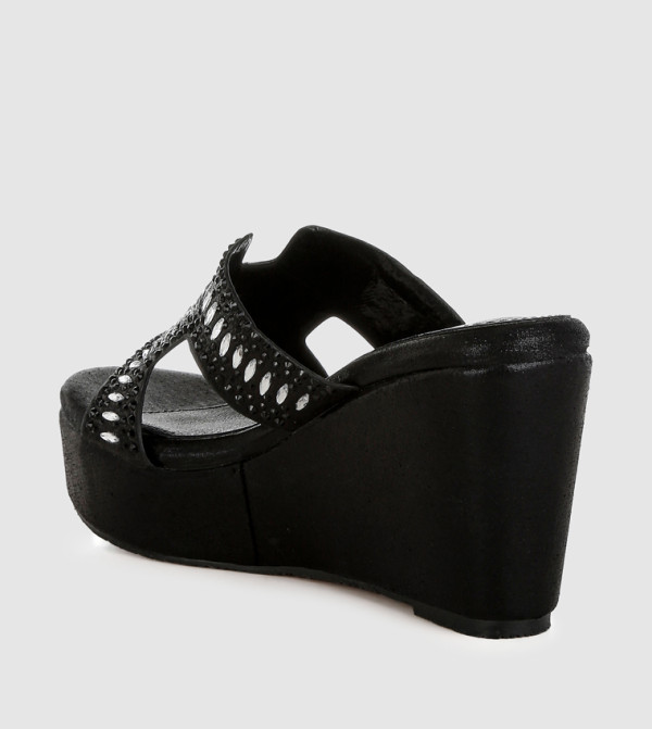 London Rag London Rag - BLACK Wedges