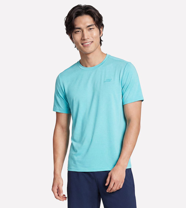 سكيتشرز  ملابس رياضة - أزرق مخضر  T-Shirts & Vests