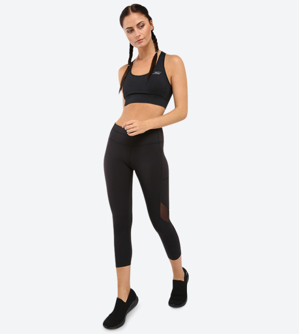 Skechers  Tights - Black Pants
