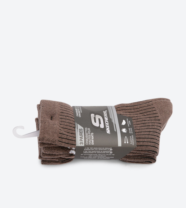 Skechers Skechers - Taupe Socks & Tights