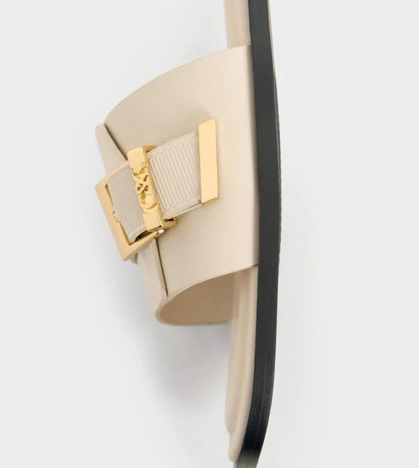 Charles & Keith  Shoes - Cream Flat Sandals