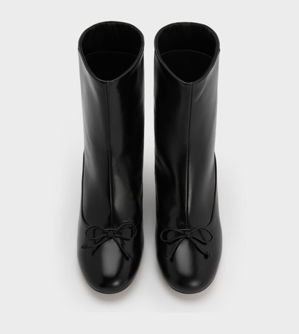 Charles & Keith  Ankle Boots - BLACK Low Top