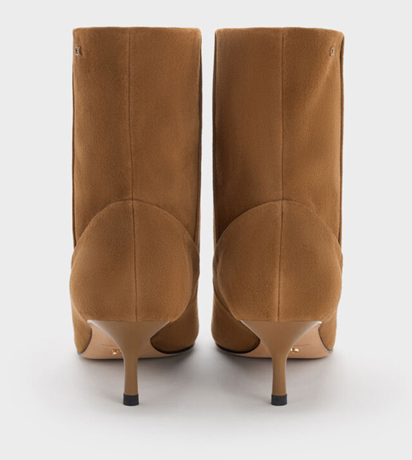 Charles & Keith  Ankle Boots - Brown Flat Sandals