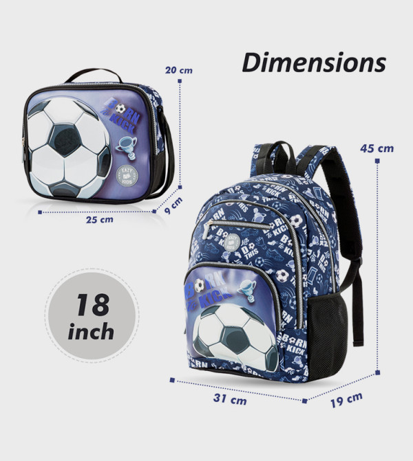 Eazy Kids  - Navy Backpack Set