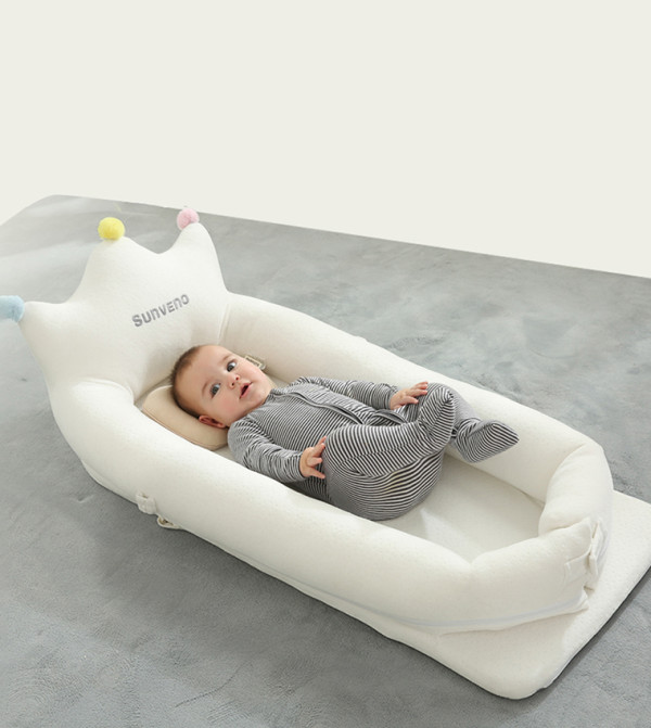 Sunveno Sunveno - White Baby Bedding Sets & Pillows