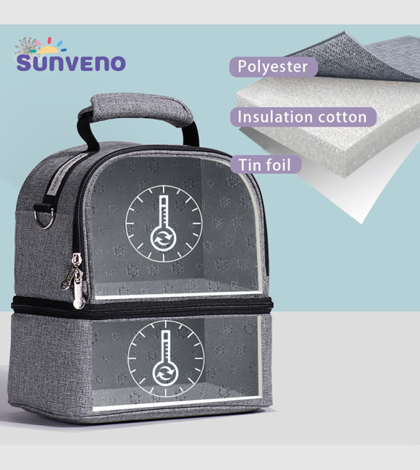 Sunveno Sunveno @ Sambox - Grey Lunch Bags