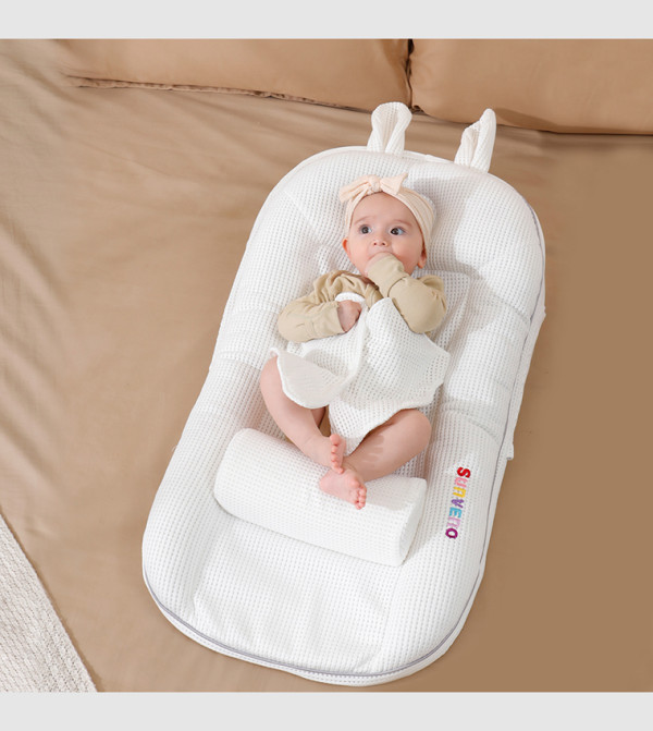 Sunveno Sunveno - White Baby Bedding Sets & Pillows