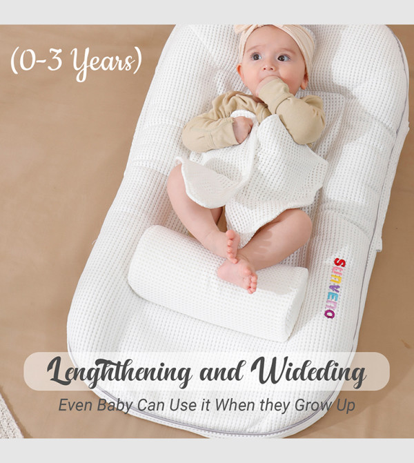 Sunveno Sunveno - White Baby Bedding Sets & Pillows