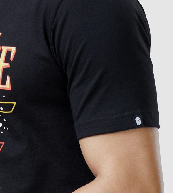 The Souled Store The Souled Store - Black Casual T-Shirts
