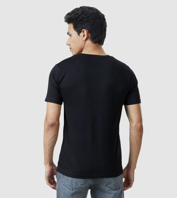 The Souled Store The Souled Store - Black Casual T-Shirts