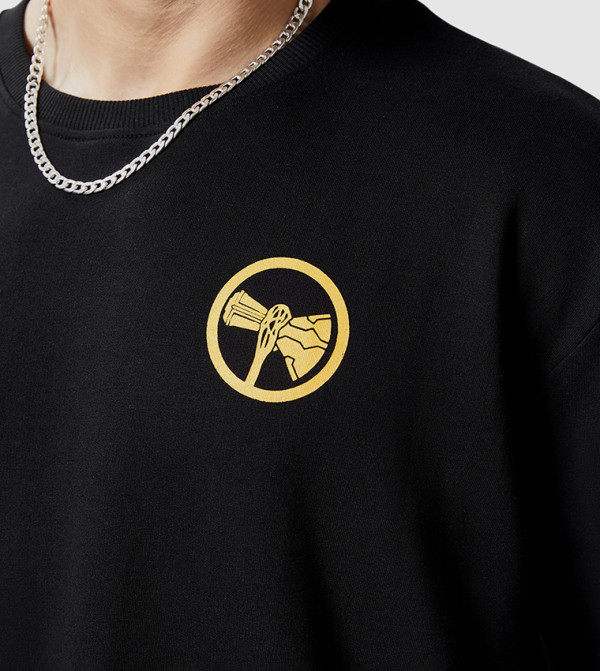 The Souled Store The Souled Store - Black Casual T-Shirts