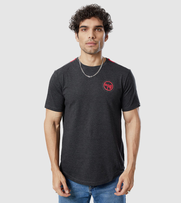 The Souled Store The Souled Store - Grey Casual T-Shirts
