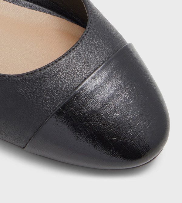 Call it Spring  pump-it-up - Black Mary Janes