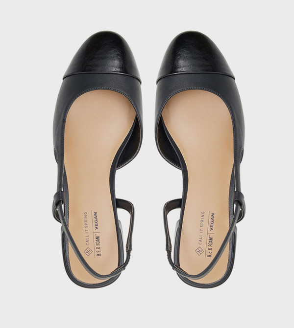 Call it Spring  pump-it-up - Black Mary Janes