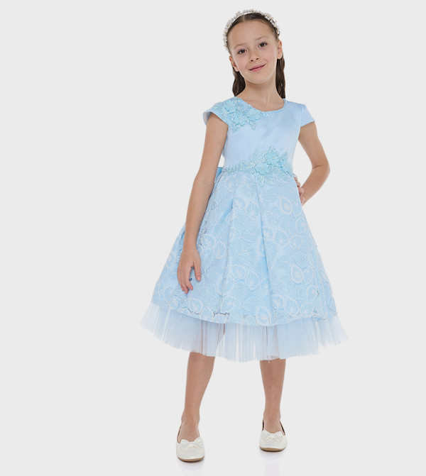 Victor and Jane Victor and Jane - Blue Party Dress